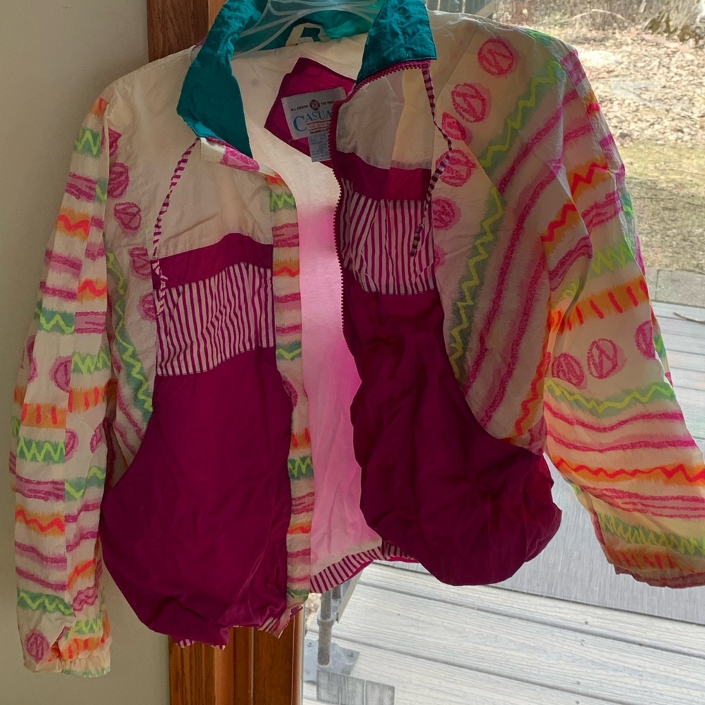Vintage windbreaker multicolor